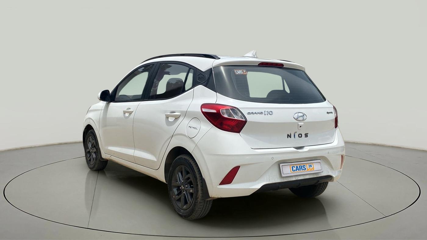 2021 Hyundai GRAND I10 NIOS SPORTZ 1.2 KAPPA VTVT, Petrol, Manual, 9,007 km, Left Back Diagonal