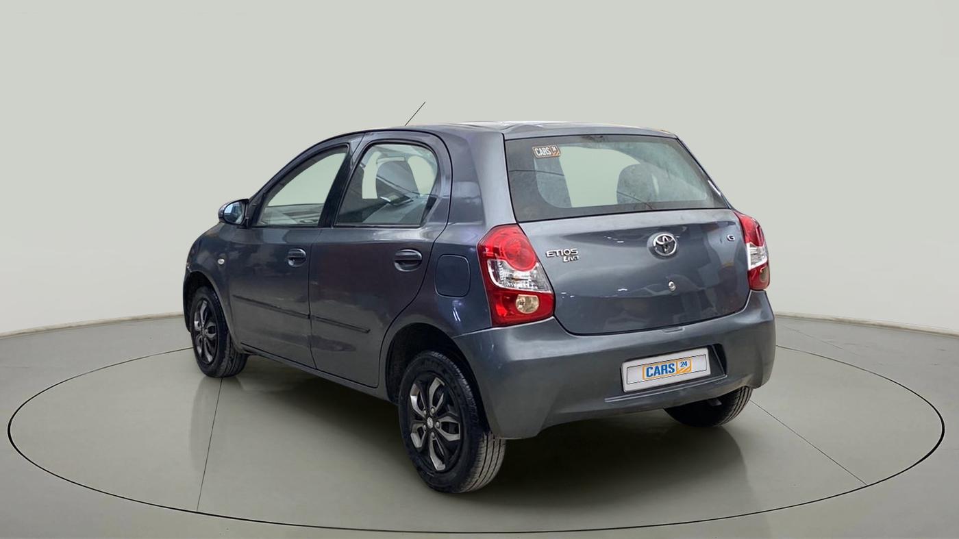 2013 Toyota Etios Liva G, Petrol, Manual, 50,580 km, Left Back Diagonal