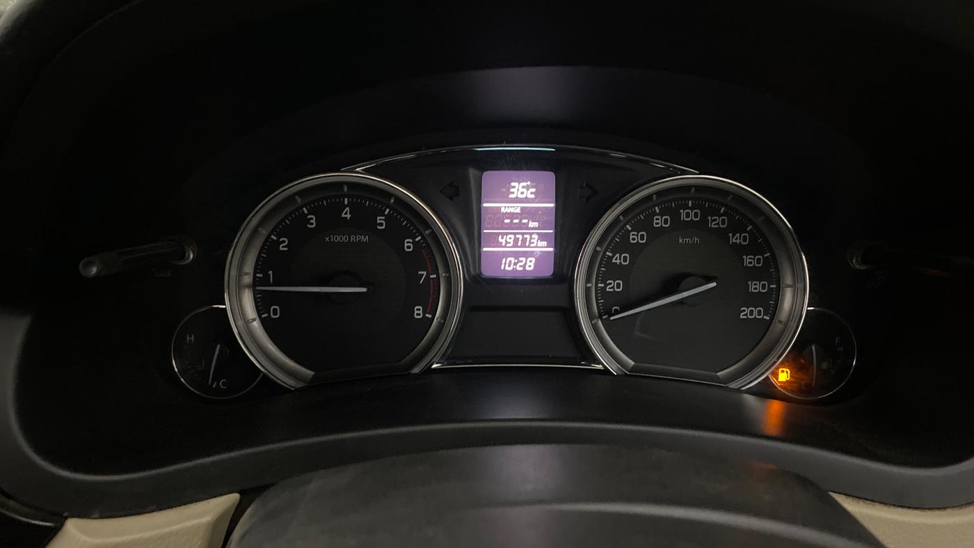 2016 Maruti Ciaz ZXI, Petrol, Manual, 49,773 km, Odometer Image