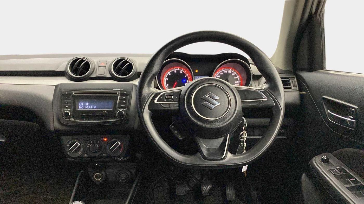 2019 Maruti Swift VXI, Petrol, Manual, 67,091 km, Steering Wheel Close Up