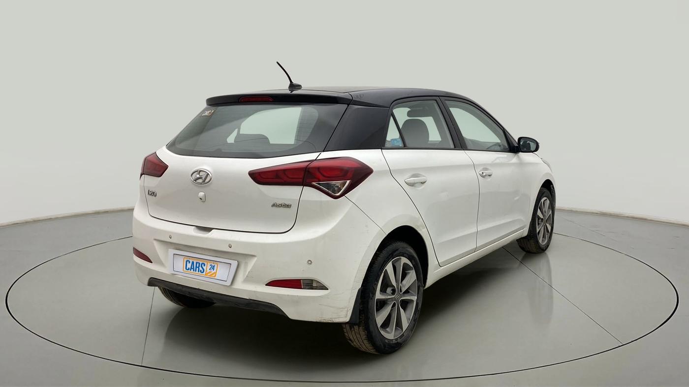 2017 Hyundai Elite i20 ASTA 1.2 DUAL TONE, Petrol, Manual, 80,328 km, Right Back Diagonal