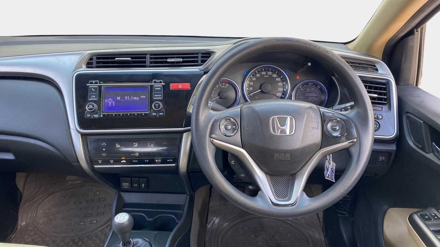 2015 Honda City 1.5L I-VTEC V MT, Petrol, Manual, 59,887 km, Steering Wheel Close Up