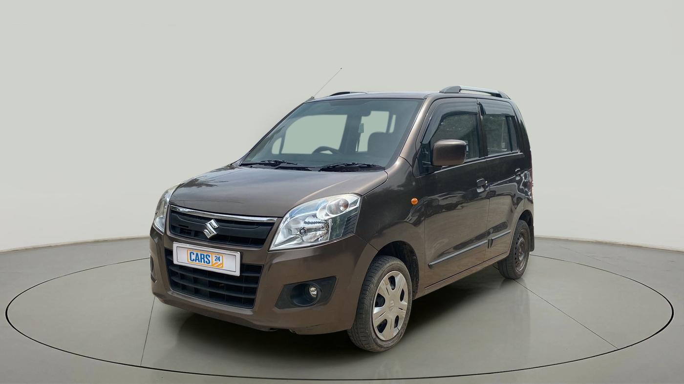 2017 Maruti Wagon R 1.0 VXI, Petrol, Manual, 55,598 km, Left Front Diagonal