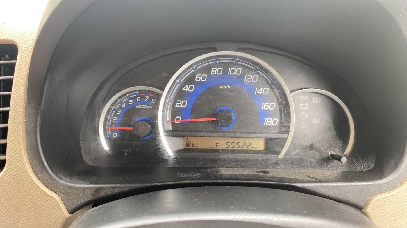 2017 Maruti Wagon R 1.0 VXI, Petrol, Manual, 55,598 km, Odometer Image