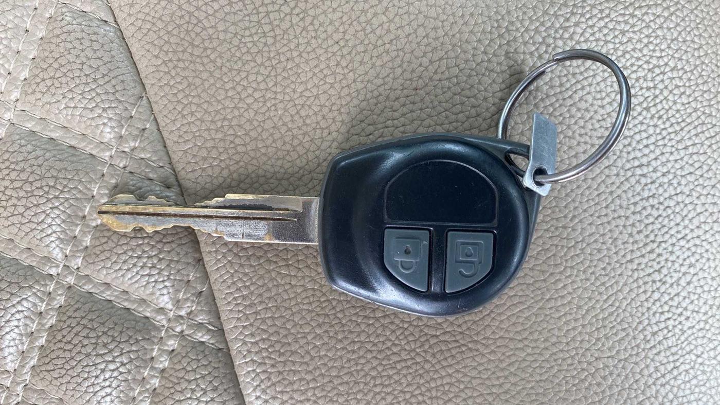 2017 Maruti Wagon R 1.0 VXI, Petrol, Manual, 55,598 km, Key Close Up
