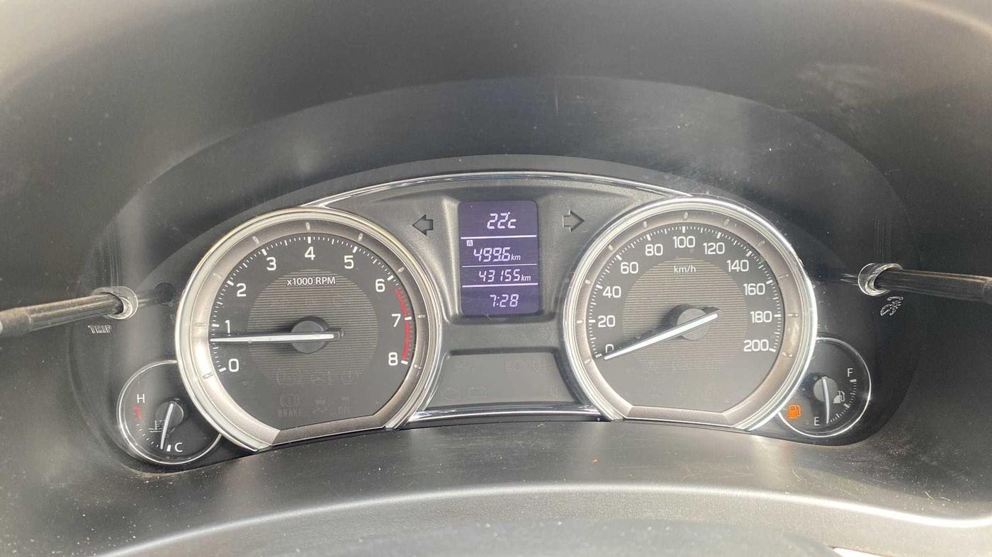 2017 Maruti Ciaz ALPHA 1.4 PETROL, Petrol, Manual, 43,129 km, Odometer Image