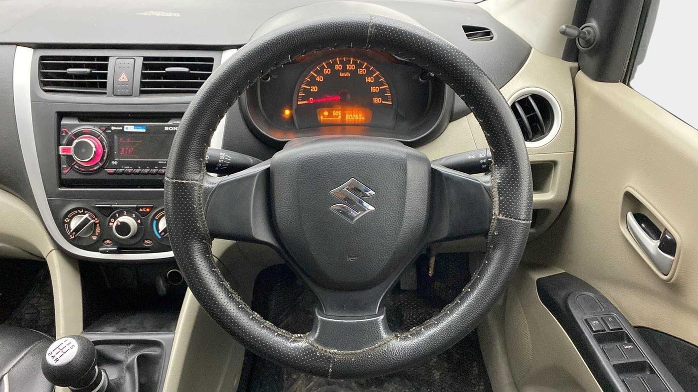 2016 Maruti Celerio VXI, Petrol, Manual, 80,189 km, Steering Wheel Close Up