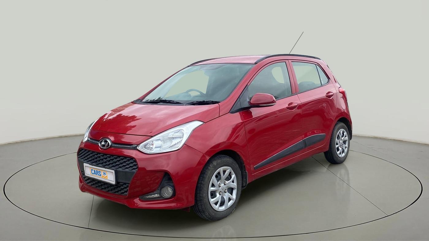 2017 Hyundai Grand i10 SPORTZ (O) 1.2 KAPPA VTVT, Petrol, Manual, 67,544 km, Left Front Diagonal