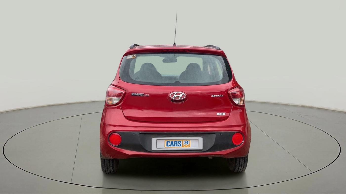 2017 Hyundai Grand i10 SPORTZ (O) 1.2 KAPPA VTVT, Petrol, Manual, 67,544 km, Back/Rear