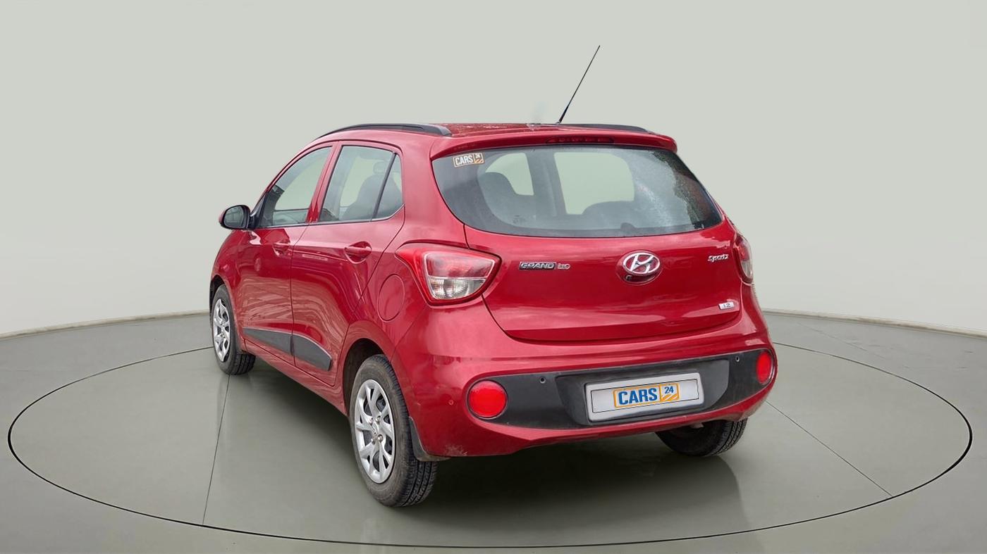 2017 Hyundai Grand i10 SPORTZ (O) 1.2 KAPPA VTVT, Petrol, Manual, 67,544 km, Left Back Diagonal