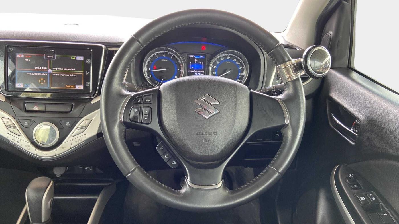 2018 Maruti Baleno ALPHA CVT PETROL 1.2, Petrol, Automatic, 90,276 km, Steering Wheel Close Up