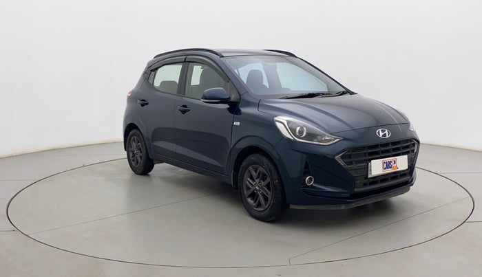 2021 Hyundai GRAND I10 NIOS SPORTZ AMT 1.2 KAPPA VTVT, Petrol, Automatic, 24,627 km, Right Front Diagonal