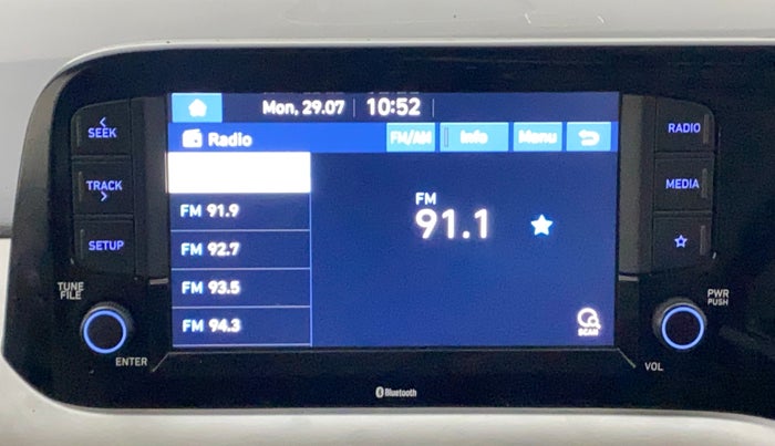 2021 Hyundai GRAND I10 NIOS SPORTZ AMT 1.2 KAPPA VTVT, Petrol, Automatic, 24,627 km, Infotainment System