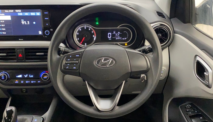 2021 Hyundai GRAND I10 NIOS SPORTZ AMT 1.2 KAPPA VTVT, Petrol, Automatic, 24,627 km, Steering Wheel Close Up