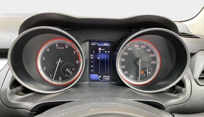 2022 Maruti Swift ZXI PLUS DUAL TONE, Petrol, Manual, 11,716 km, Odometer Image