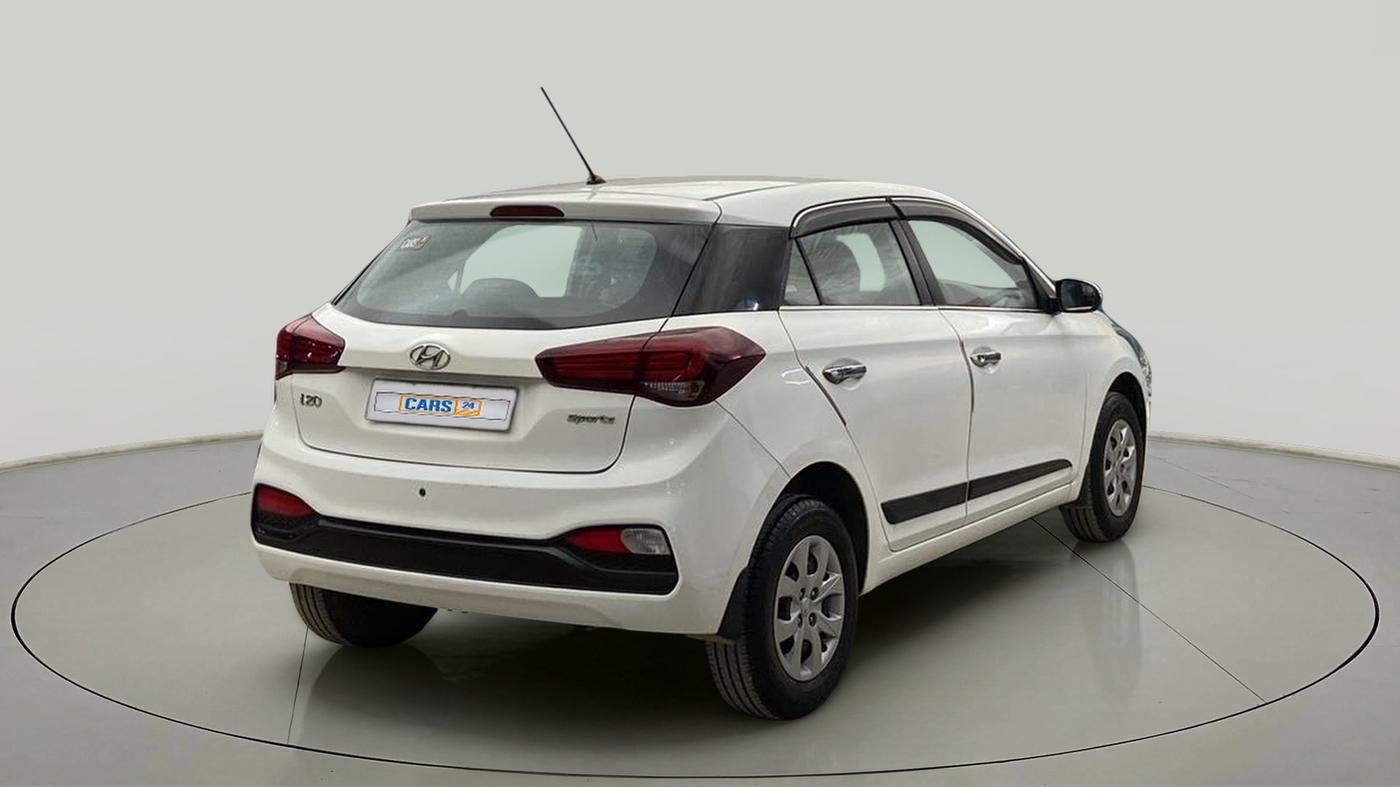 2018 Hyundai Elite i20 SPORTZ 1.2, Petrol, Manual, 17,385 km, Right Back Diagonal