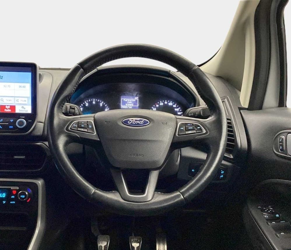 2018 Ford Ecosport TITANIUM 1.5L PETROL, Petrol, Manual, 70,577 km, Steering Wheel Close Up