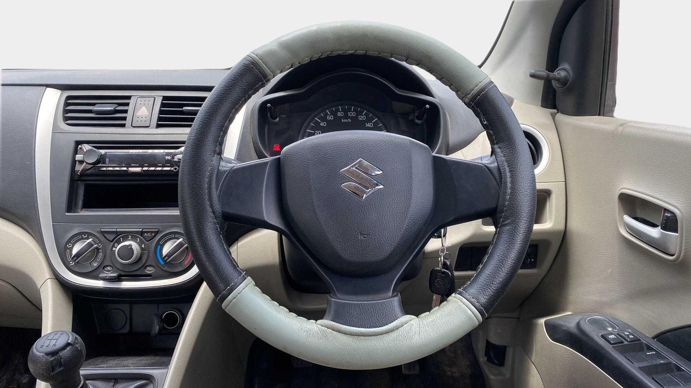 2015 Maruti Celerio VXI, Petrol, Manual, 13,904 km, Steering Wheel Close Up