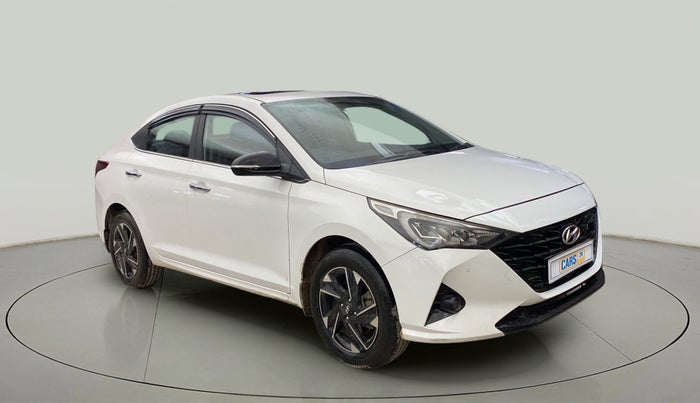 2020 Hyundai Verna SX (O) 1.0 TURBO DCT, Petrol, Automatic, 42,349 km, Right Front Diagonal