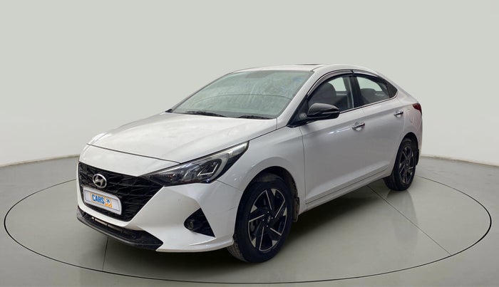 2020 Hyundai Verna SX (O) 1.0 TURBO DCT, Petrol, Automatic, 42,349 km, Left Front Diagonal