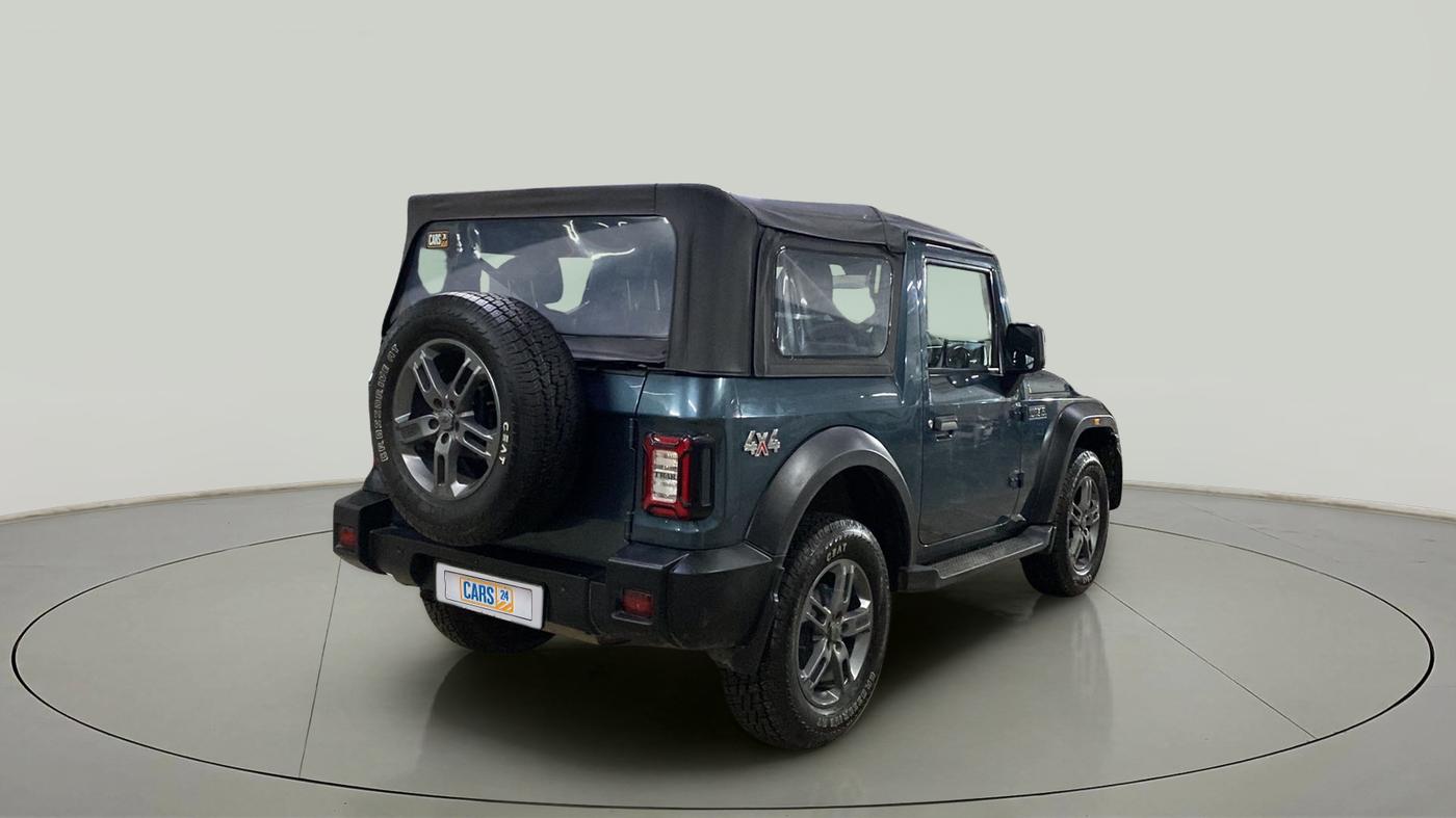 2022 Mahindra Thar LX  P 4WD AT CONVERTIBLE, Petrol, Automatic, 11,951 km, Right Back Diagonal