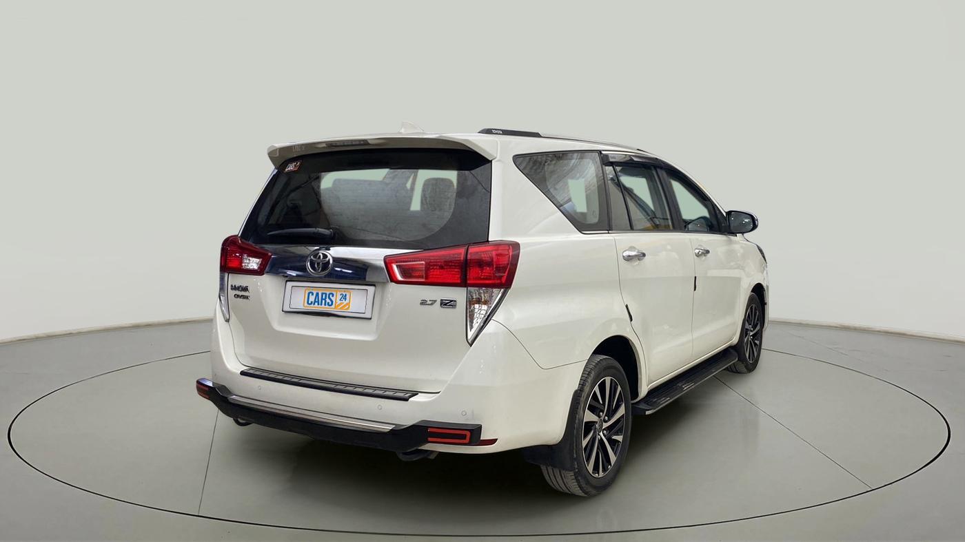 2021 Toyota Innova Crysta 2.7 ZX AT 7 STR, Petrol, Automatic, 15,376 km, Right Back Diagonal