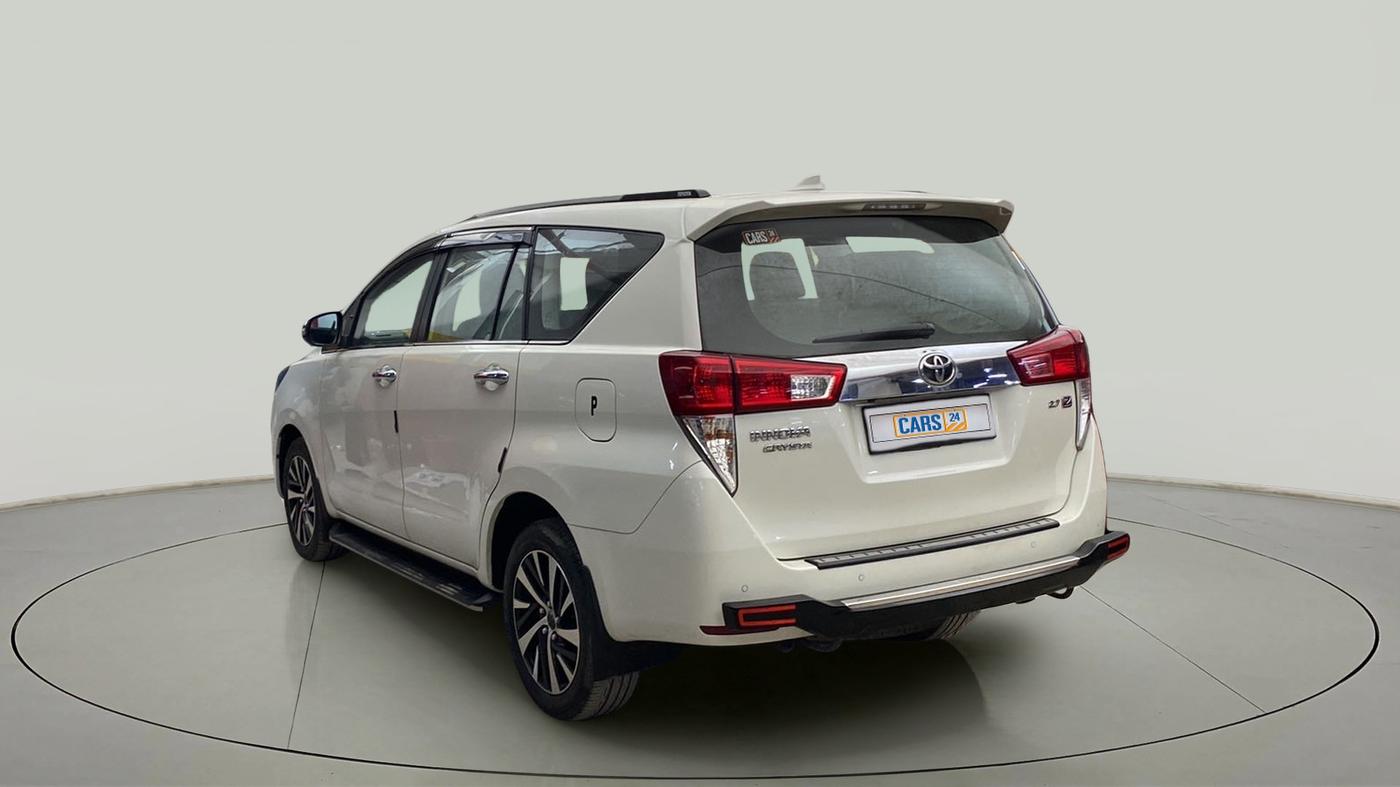 2021 Toyota Innova Crysta 2.7 ZX AT 7 STR, Petrol, Automatic, 15,376 km, Left Back Diagonal