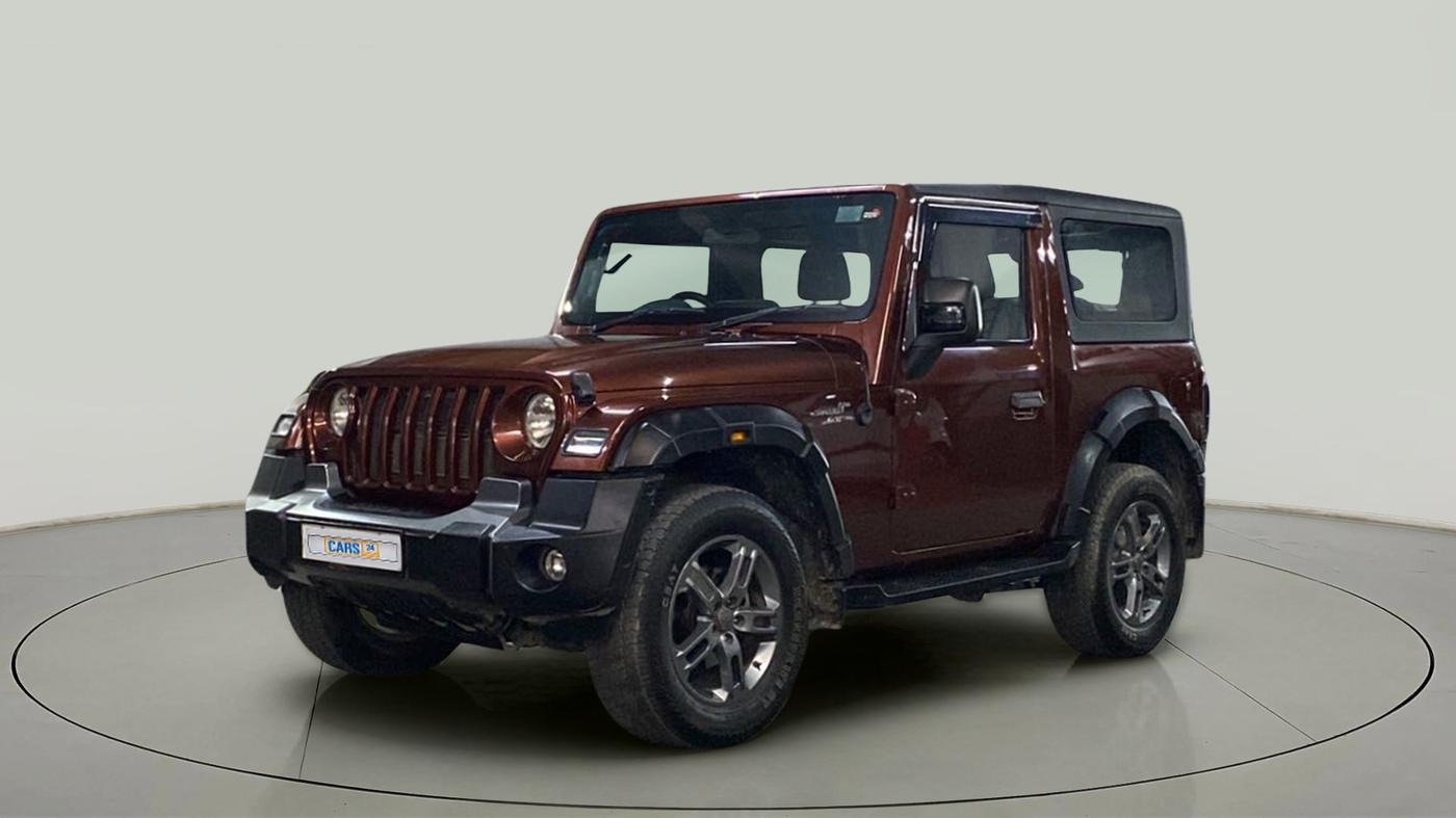 2021 Mahindra Thar LX PETROL HT 4WD AT, Petrol, Automatic, 47,237 km, Left Front Diagonal