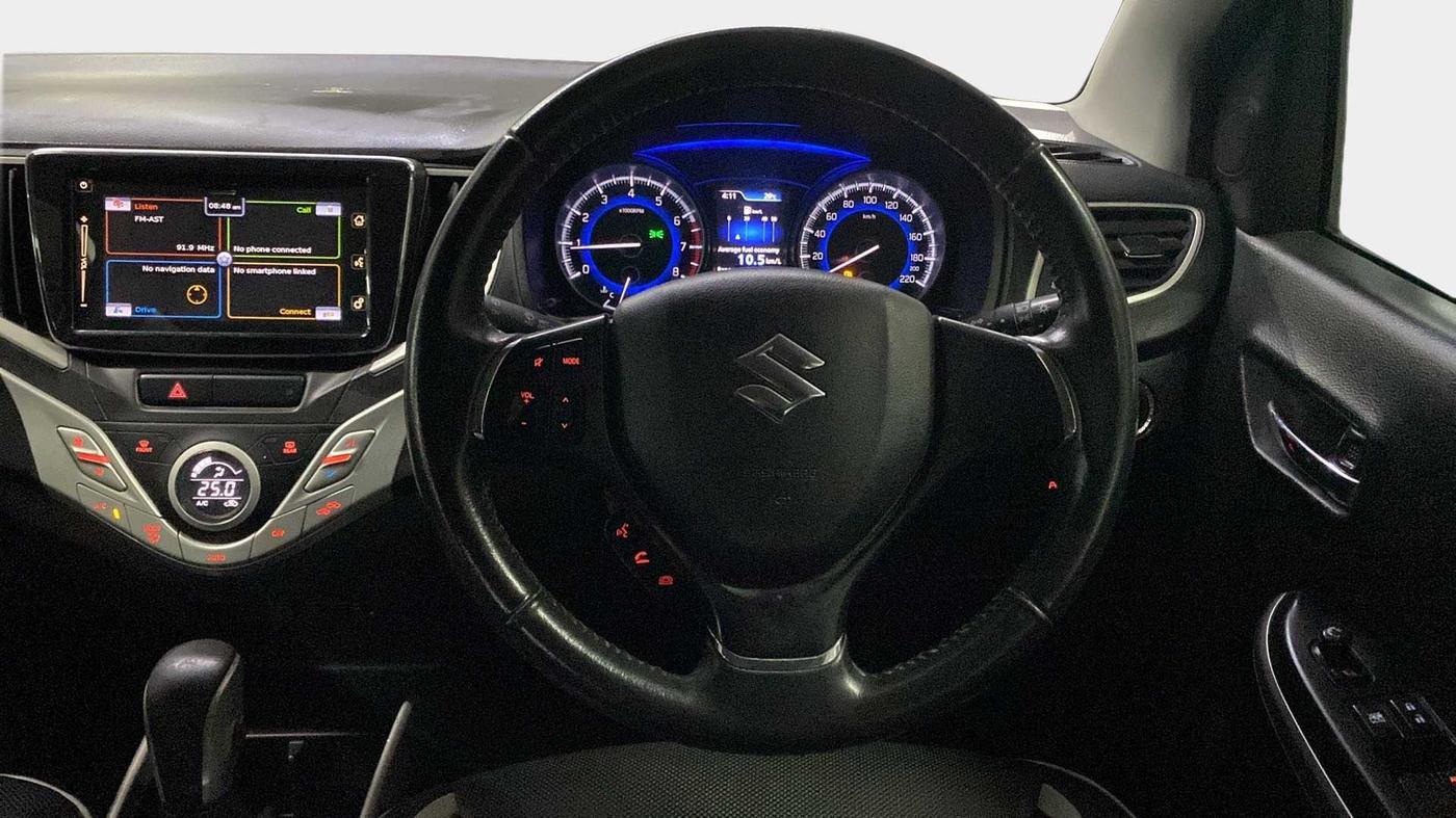 2018 Maruti Baleno ALPHA CVT PETROL 1.2, Petrol, Automatic, 44,613 km, Steering Wheel Close Up