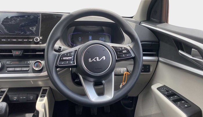 2023 KIA CARENS PRESTIGE 1.4 PETROL 7 STR, Petrol, Manual, 10,363 km, Steering Wheel Close Up