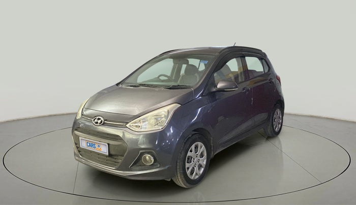 2015 Hyundai Grand i10 SPORTZ 1.2 KAPPA VTVT, Petrol, Manual, 57,914 km, Left Front Diagonal