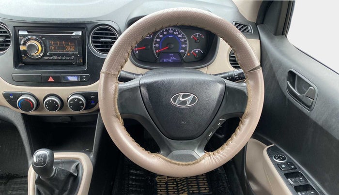 2015 Hyundai Grand i10 MAGNA 1.2 KAPPA VTVT, Petrol, Manual, 66,831 km, Steering Wheel Close Up