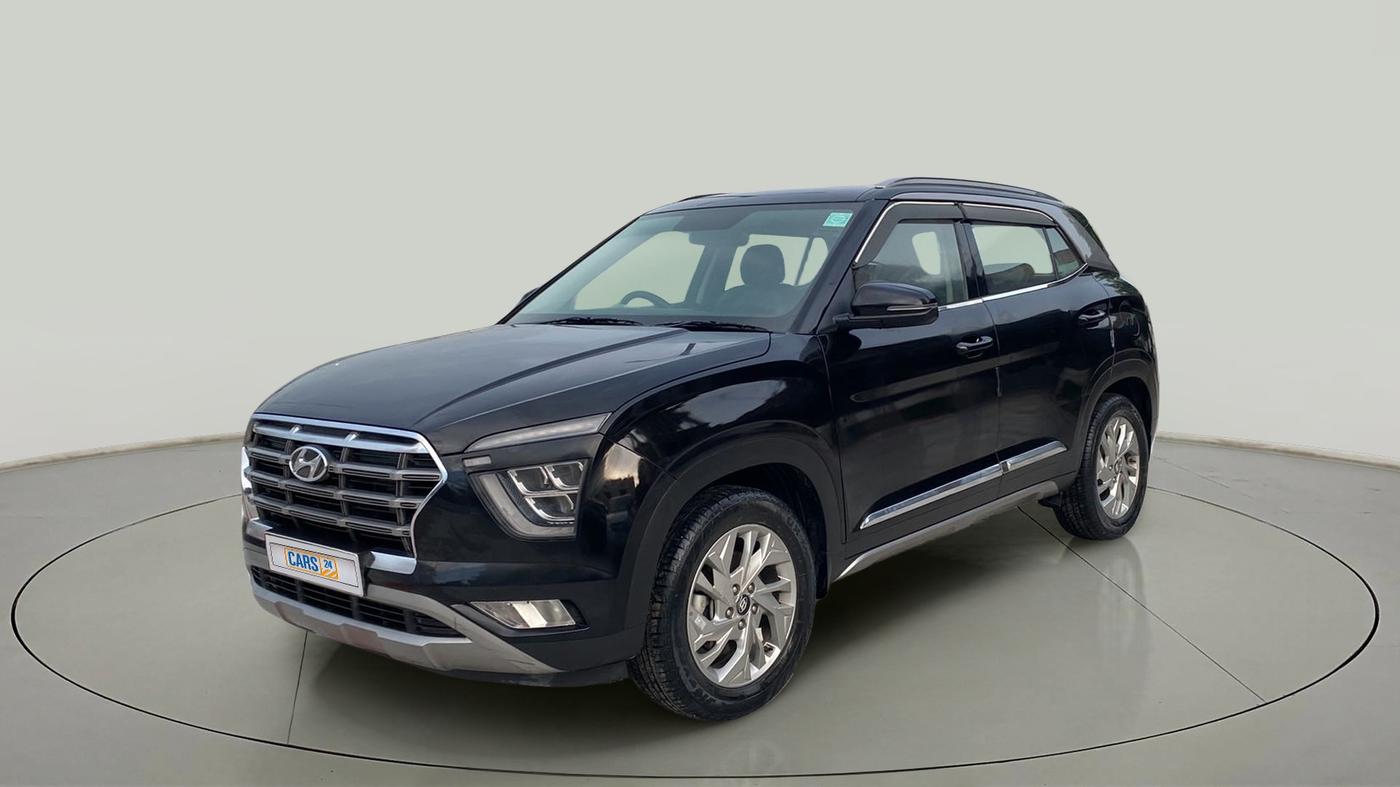 2021 Hyundai Creta SX EXECUTIVE 1.5 PETROL, Petrol, Manual, 23,826 km, Left Front Diagonal