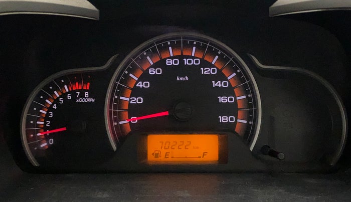 2017 Maruti Alto K10 VXI, Petrol, Manual, 70,281 km, Odometer Image