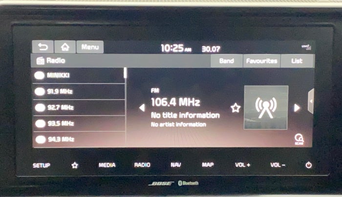2019 KIA SELTOS HTX PLUS AT1.5 DIESEL, Diesel, Automatic, 36,993 km, Infotainment System