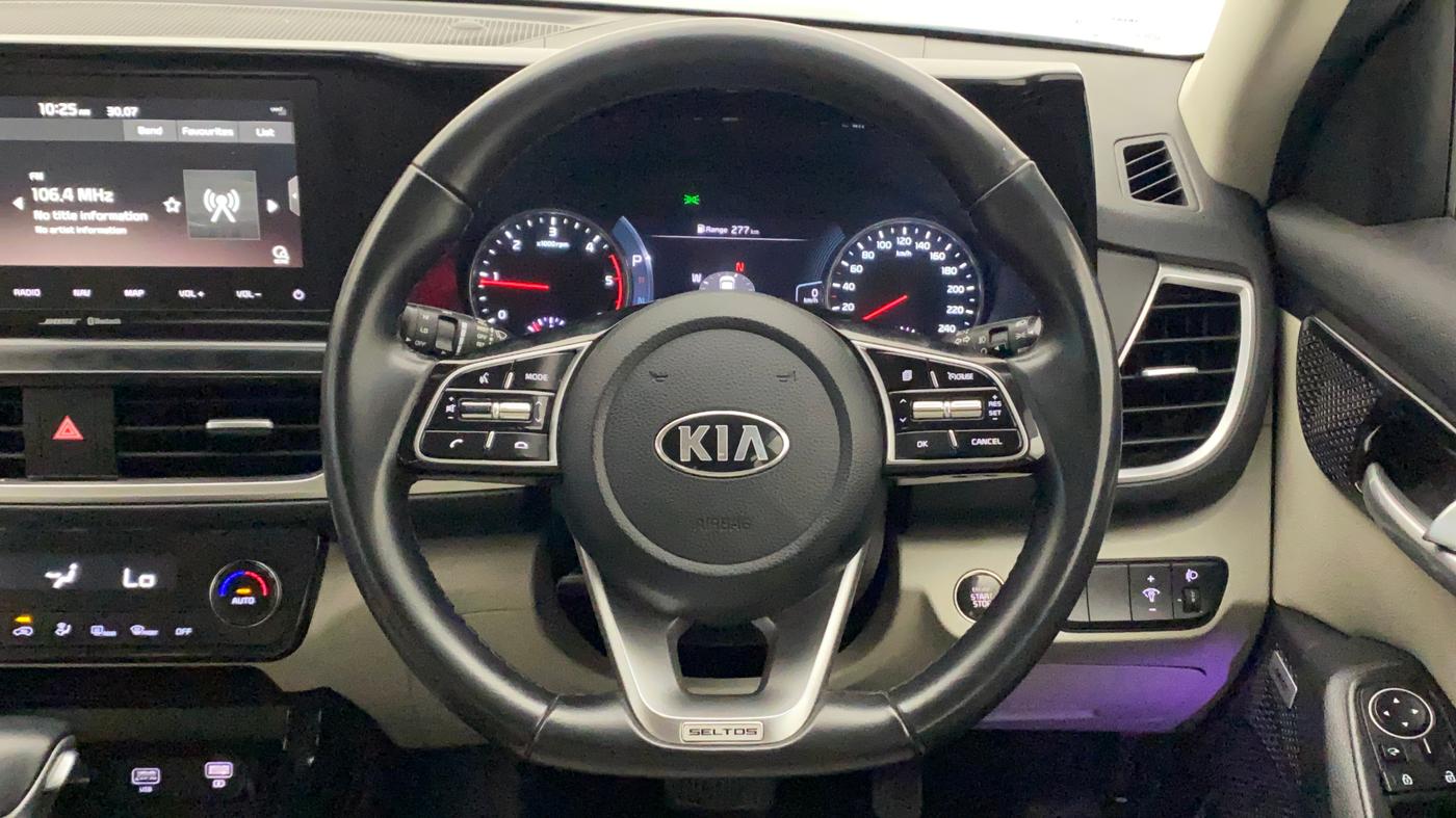 2019 KIA SELTOS HTX PLUS AT1.5 DIESEL, Diesel, Automatic, 36,993 km, Steering Wheel Close Up