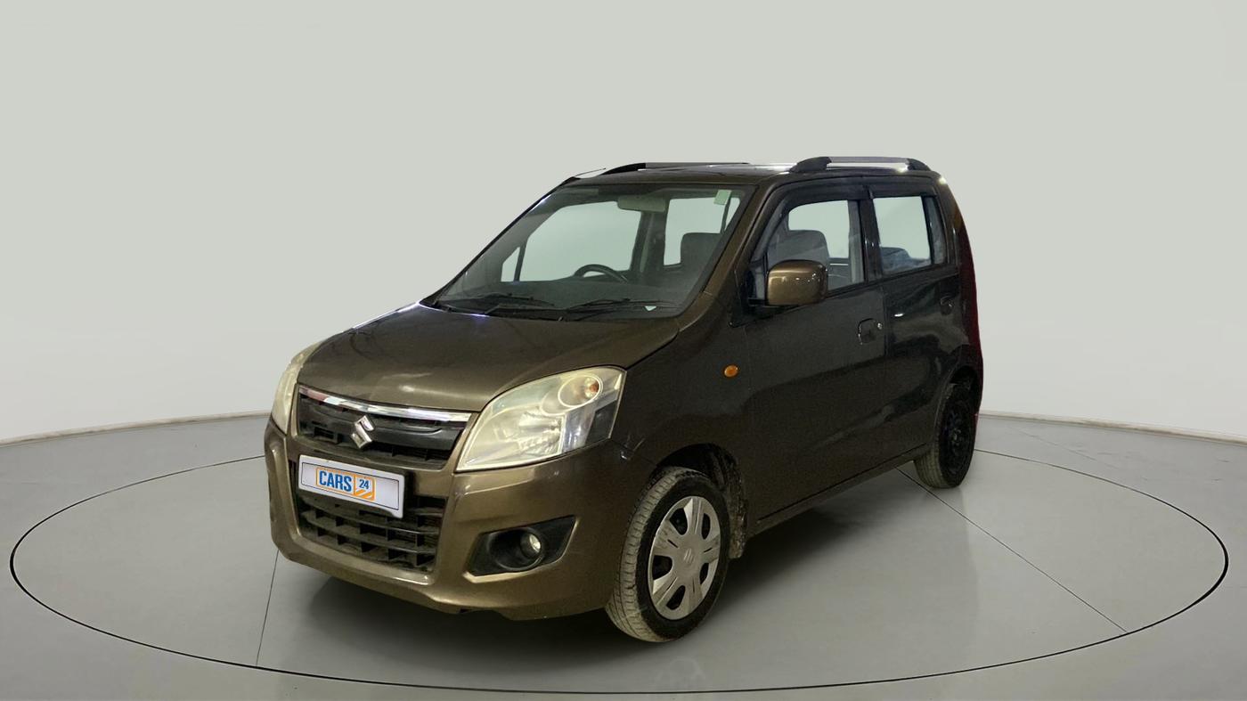 2014 Maruti Wagon R 1.0 VXI, Petrol, Manual, 66,272 km, Left Front Diagonal