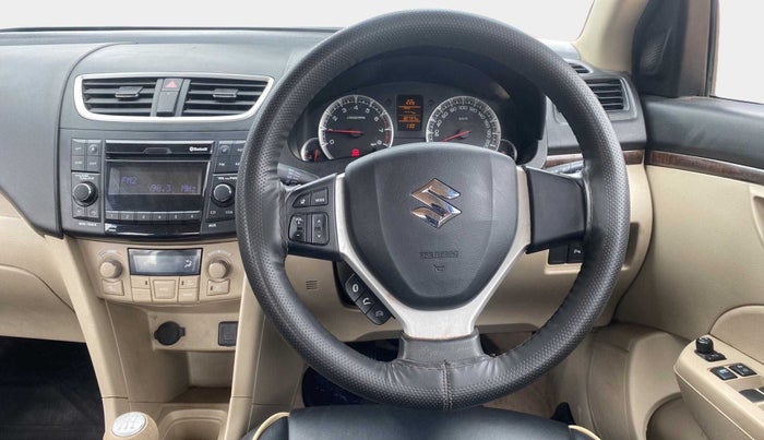 2015 Maruti Swift Dzire ZXI, Petrol, Manual, 30,728 km, Steering Wheel Close Up