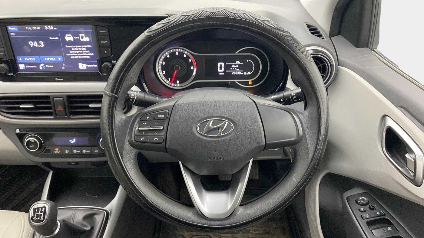 2021 Hyundai GRAND I10 NIOS SPORTZ 1.2 KAPPA VTVT, Petrol, Manual, 26,910 km, Steering Wheel Close Up