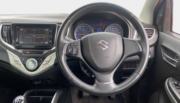 2017 Maruti Baleno ALPHA PETROL 1.2, Petrol, Manual, 57,175 km, Steering Wheel Close Up