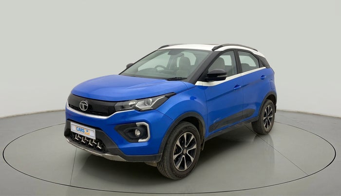 2020 Tata NEXON XZA PLUS (O) PETROL DUAL TONE, Petrol, Automatic, 85,380 km, Left Front Diagonal