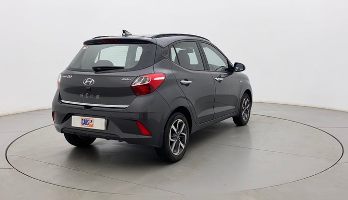 2021 Hyundai GRAND I10 NIOS ASTA AMT 1.2 KAPPA VTVT, Petrol, Automatic, 4,886 km, Right Back Diagonal