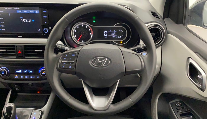 2021 Hyundai GRAND I10 NIOS ASTA AMT 1.2 KAPPA VTVT, Petrol, Automatic, 4,886 km, Steering Wheel Close Up