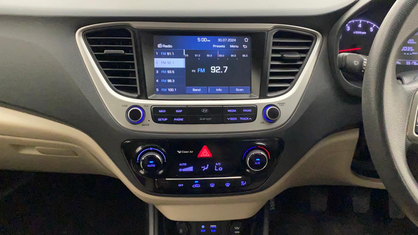 2017 Hyundai Verna 1.6 VTVT SX, Petrol, Manual, 55,176 km, Air Conditioner