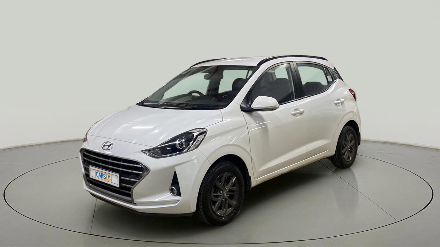 2021 Hyundai GRAND I10 NIOS SPORTZ AMT 1.2 KAPPA VTVT, Petrol, Automatic, 16,808 km, Left Front Diagonal