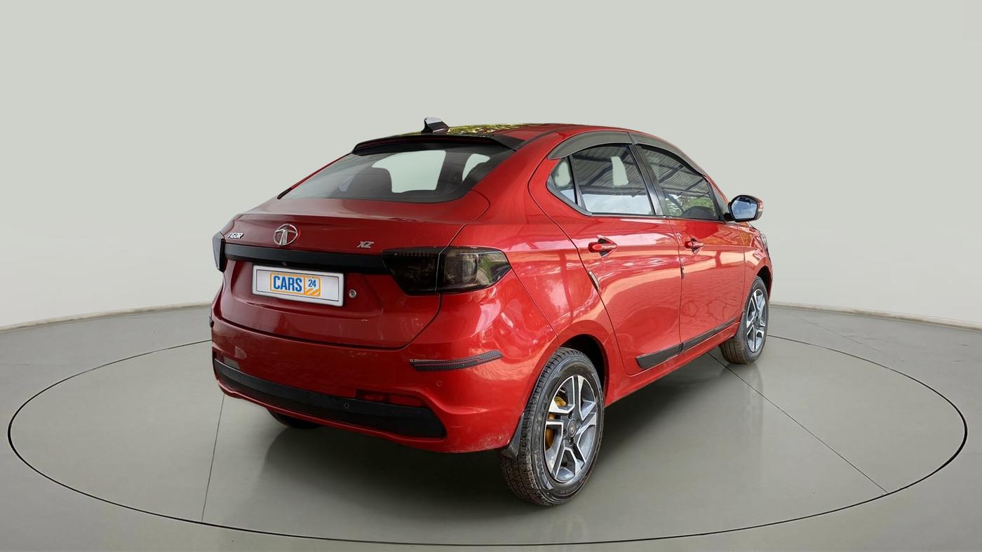 2018 Tata TIGOR XZ PETROL, CNG, Manual, 68,548 km, Right Back Diagonal