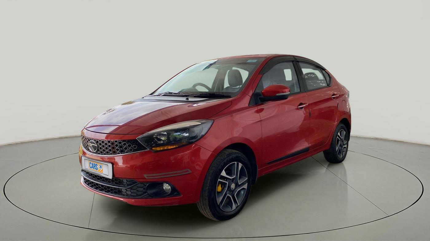 2018 Tata TIGOR XZ PETROL, CNG, Manual, 68,548 km, Left Front Diagonal