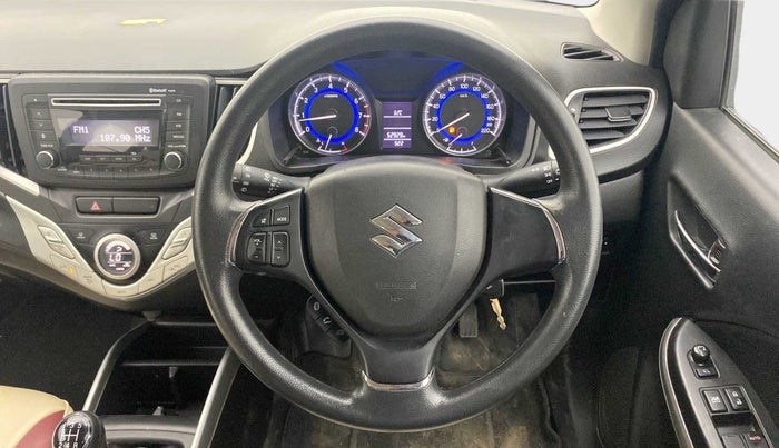 2018 Maruti Baleno DELTA PETROL 1.2, Petrol, Manual, 52,856 km, Steering Wheel Close Up