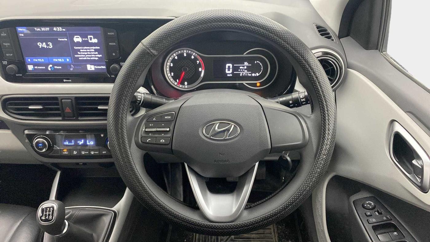 2020 Hyundai GRAND I10 NIOS SPORTZ 1.2 KAPPA VTVT, Petrol, Manual, 21,643 km, Steering Wheel Close Up