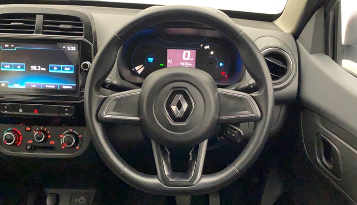 2021 Renault Kwid RXT 1.0 AMT (O), Petrol, Automatic, 40,778 km, Steering Wheel Close Up